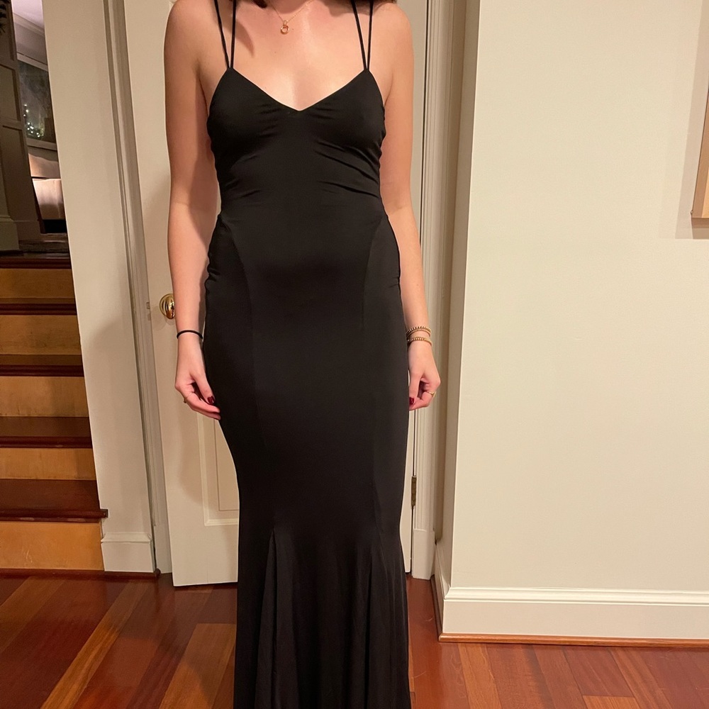 NWT Lovers+Friends Black Maxi Dress
